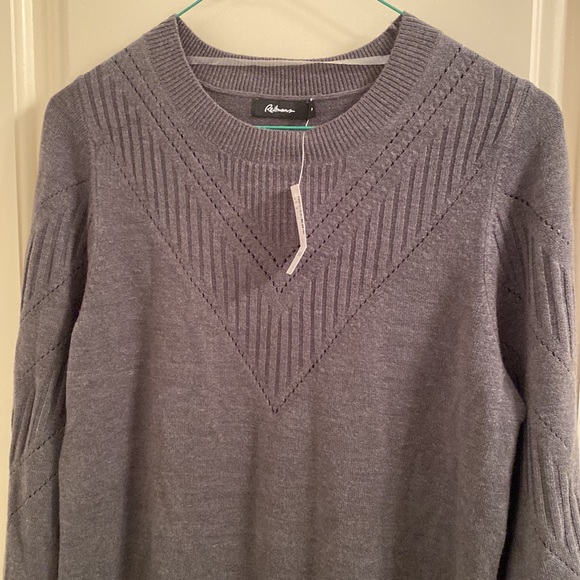 NWT Reitman’s Balloon Sleeve Sweater Dress - Picture 3 of 7